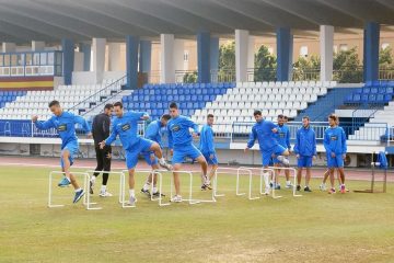 La magia, presente en el entrenamiento de la U.D. Melilla - UD Melilla